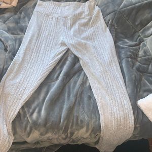 Grey sweater leggings